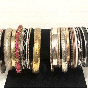 Mixed Metal Bangle lot Craft repair